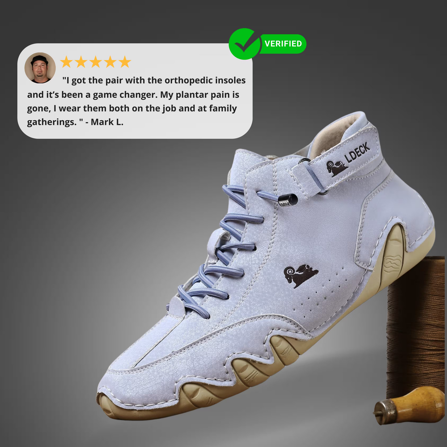 VoglDeck — Elegante sko, designet for å lindre