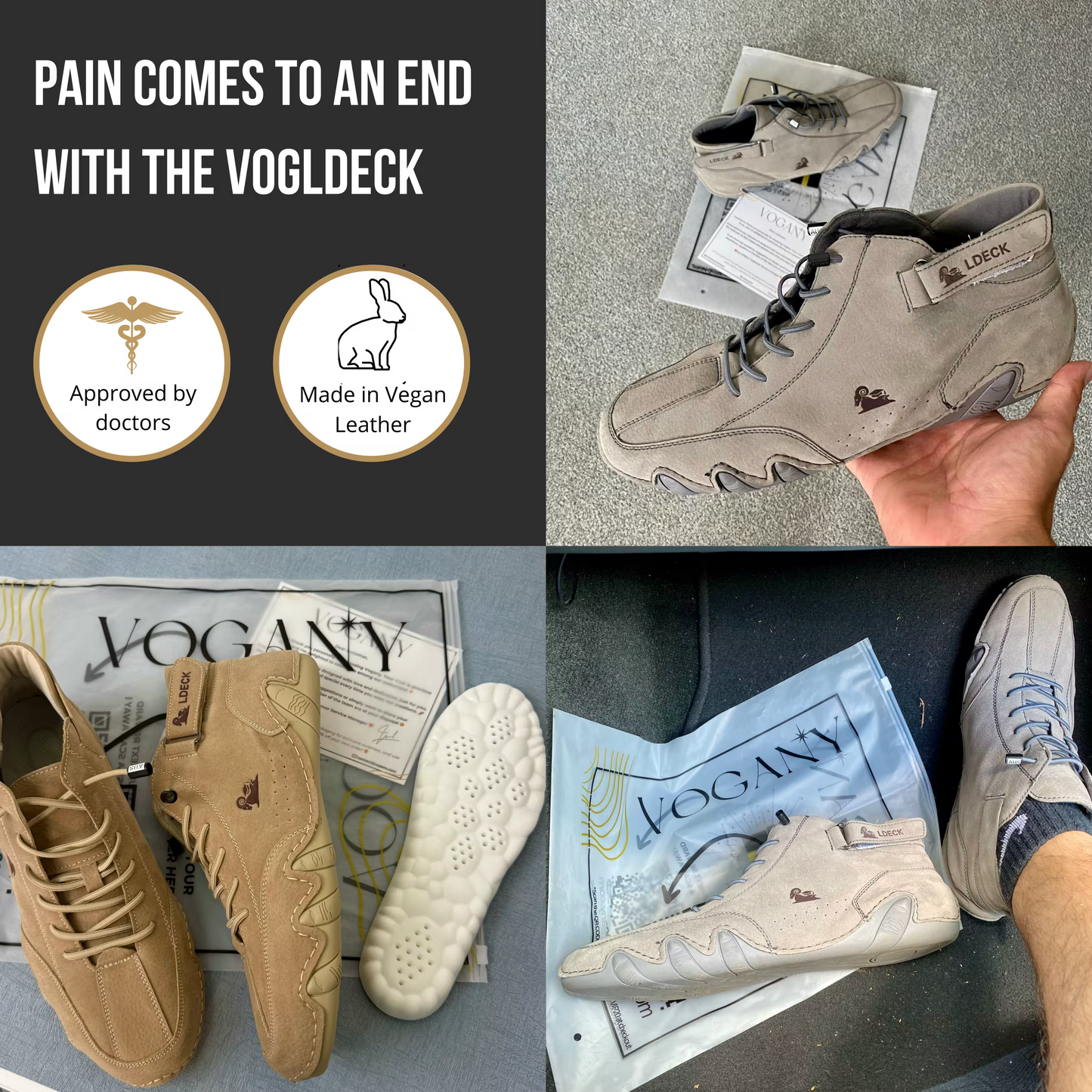 VogLDeck - Încălțăminte ortopedică impermeabilă și respirabilă