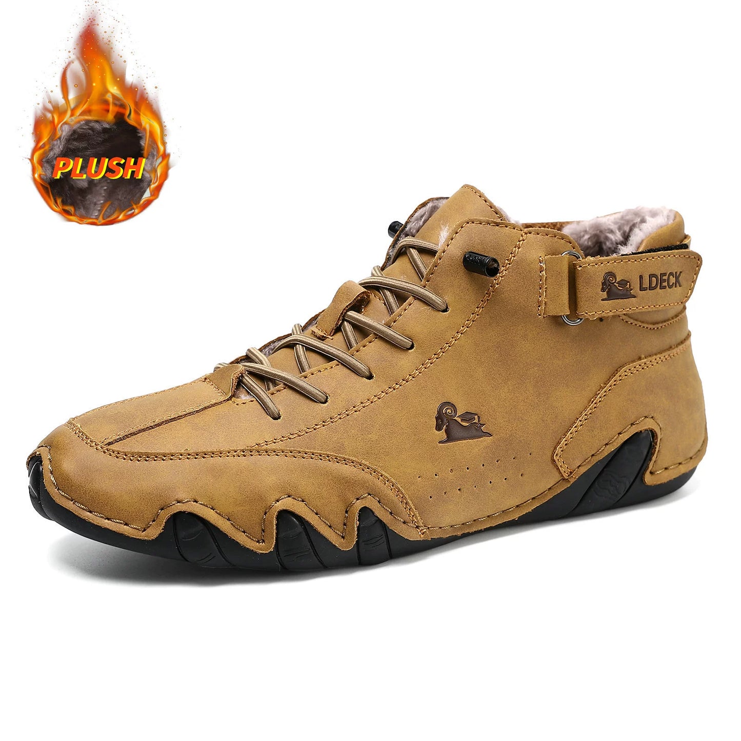 VogLdeck 3.0 – Zapatos ortopédicos de invierno forrados de piel 